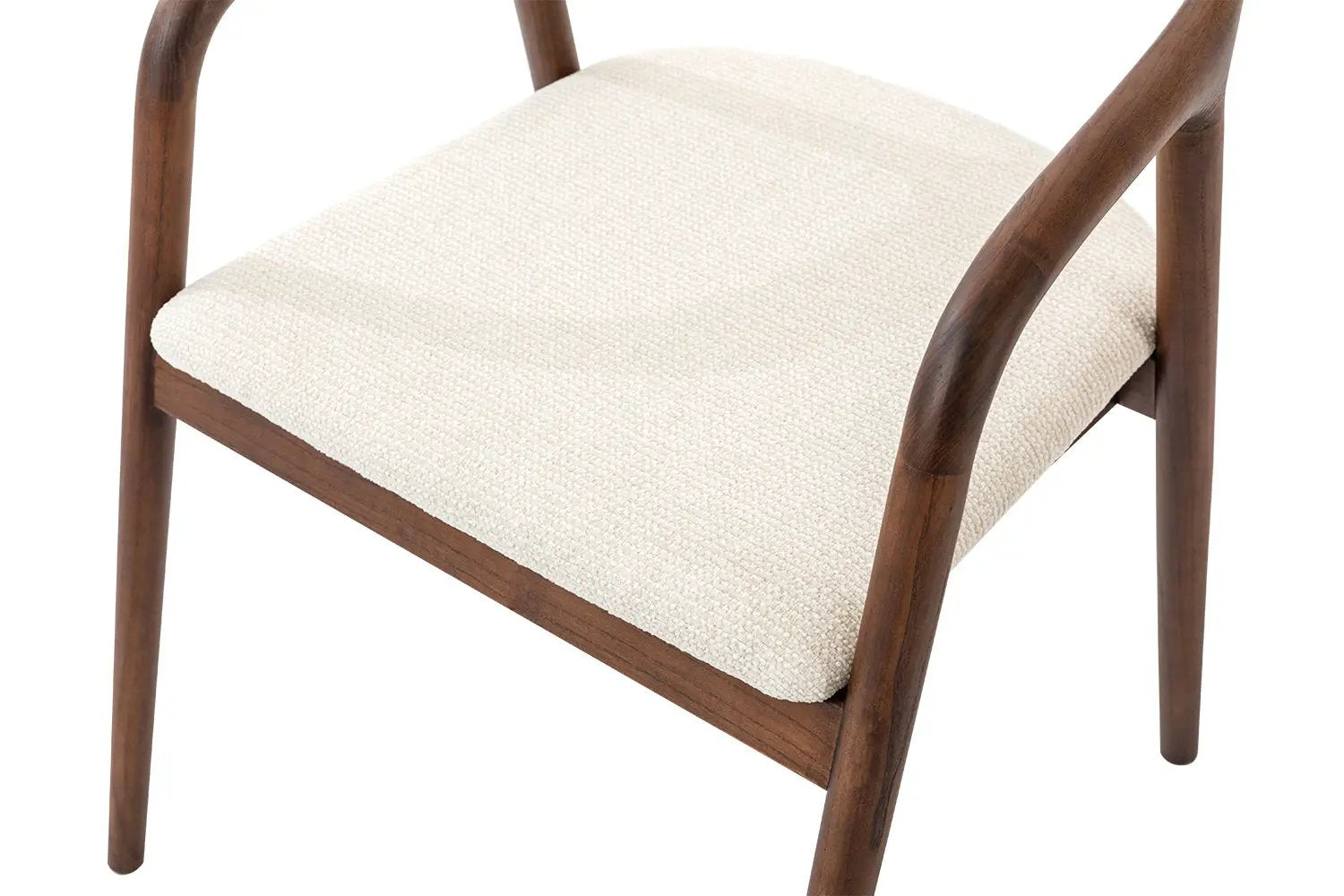 Fauteuil CLARA Frêne noyer – 57 x 66,5 cm | TIKAYLA