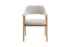 Chaise avec accoudoirs CORALYA beige – 64 x 59,5 cm | TIKAYLA