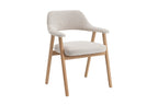 Chaise avec accoudoirs CORALYA beige – 64 x 59,5 cm | TIKAYLA