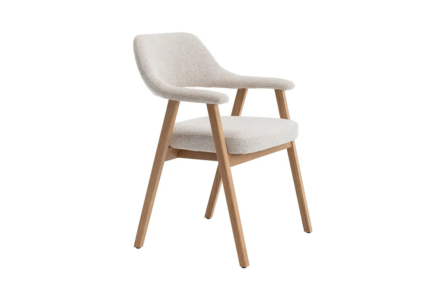 Chaise avec accoudoirs CORALYA beige – 64 x 59,5 cm | TIKAYLA