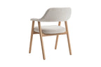 Chaise avec accoudoirs CORALYA beige – 64 x 59,5 cm | TIKAYLA