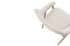 Chaise avec accoudoirs CORALYA beige – 64 x 59,5 cm | TIKAYLA