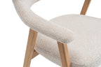 Chaise avec accoudoirs CORALYA beige – 64 x 59,5 cm | TIKAYLA