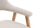 Chaise avec accoudoirs CORALYA beige – 64 x 59,5 cm | TIKAYLA
