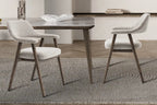 Chaise avec accoudoirs CORALYA sable – 64 x 59,5 cm | TIKAYLA