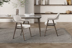 Chaise avec accoudoirs CORALYA sable – 64 x 59,5 cm | TIKAYLA