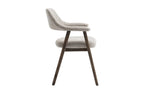 Chaise avec accoudoirs CORALYA sable – 64 x 59,5 cm | TIKAYLA