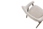 Chaise avec accoudoirs CORALYA sable – 64 x 59,5 cm | TIKAYLA