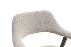 Chaise avec accoudoirs CORALYA sable – 64 x 59,5 cm | TIKAYLA