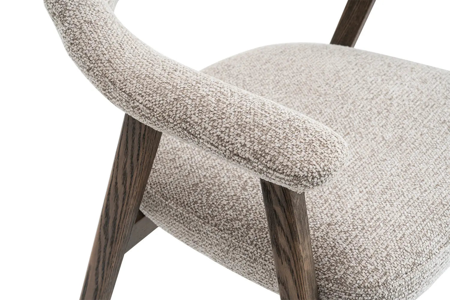 Chaise avec accoudoirs CORALYA sable – 64 x 59,5 cm | TIKAYLA