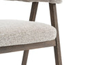 Chaise avec accoudoirs CORALYA sable – 64 x 59,5 cm | TIKAYLA