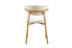 Chaise de salle à manger COYA Naturel et Beige – 53 x 52 cm | TIKAYLA