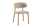 Chaise de salle à manger COYA Naturel et Sable – 53 x 52 cm | TIKAYLA