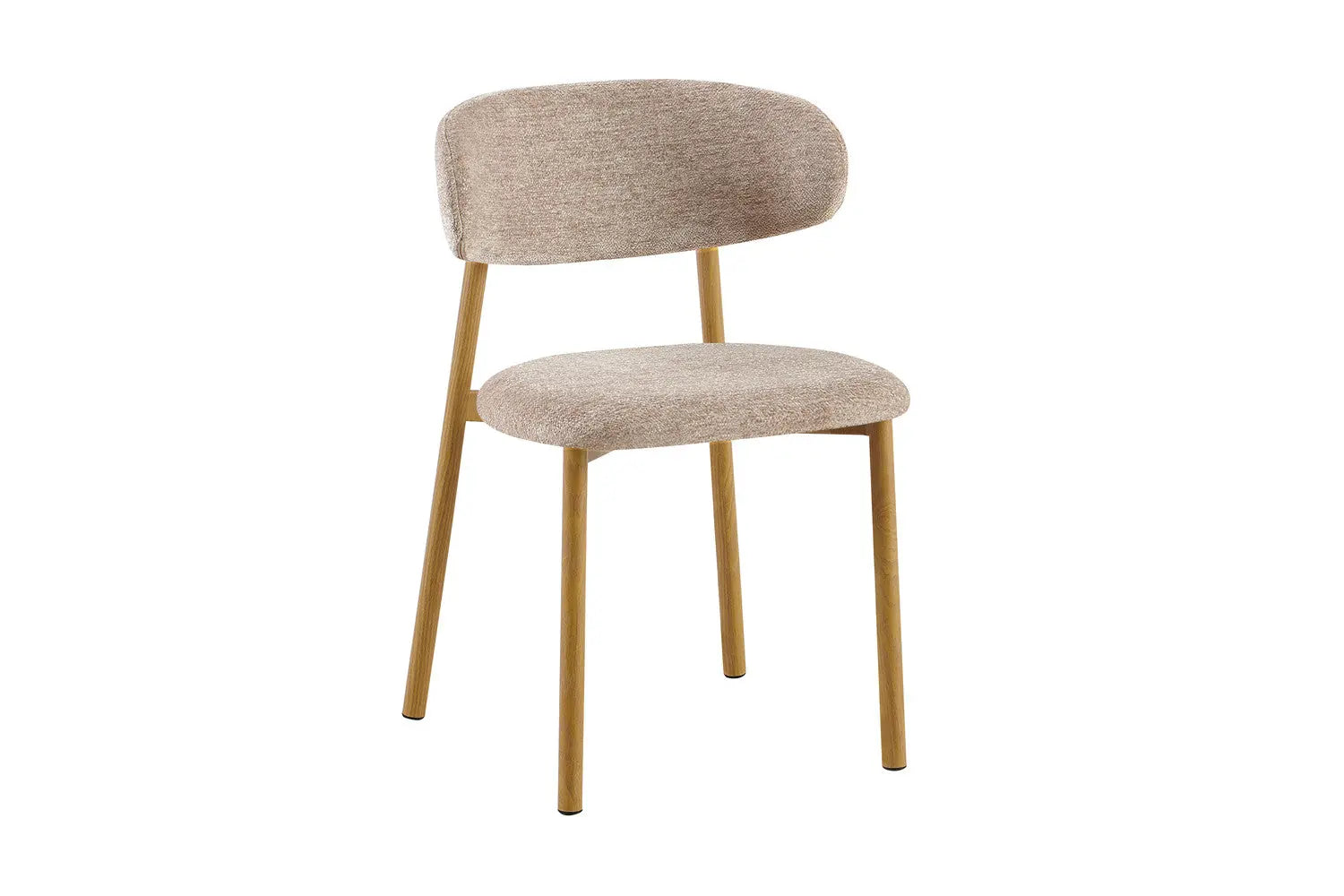 Chaise de salle à manger COYA Naturel et Sable – 53 x 52 cm | TIKAYLA