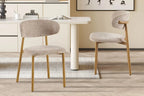 Chaise de salle à manger COYA Naturel et Sable – 53 x 52 cm | TIKAYLA