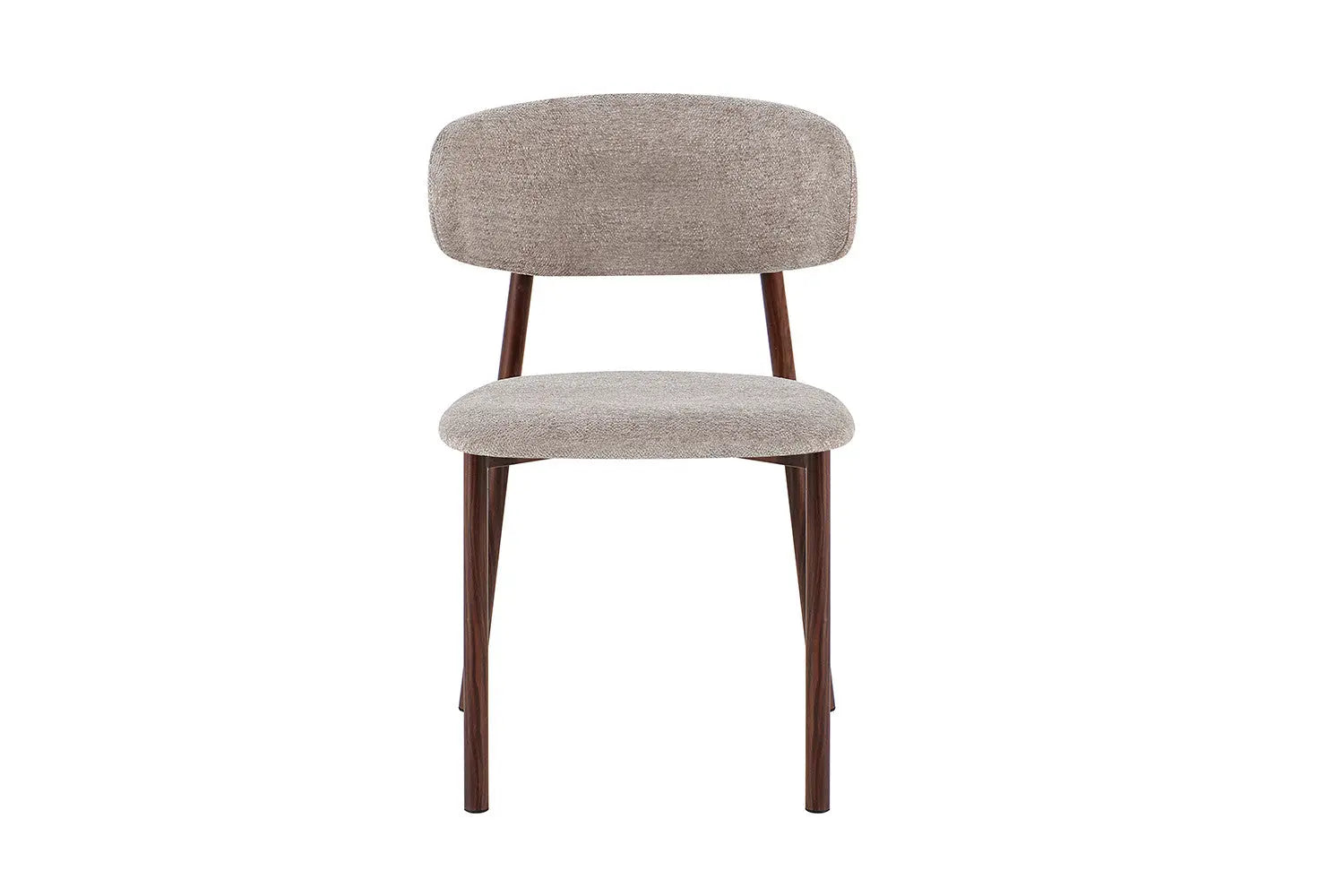 Chaise de salle à manger COYA Noyer et Sable – 53 x 52 cm | TIKAYLA