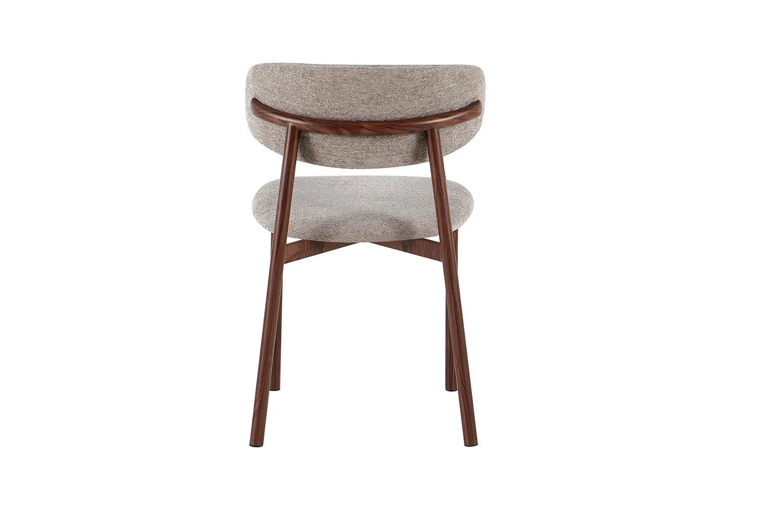 Chaise de salle à manger COYA Noyer et Sable – 53 x 52 cm | TIKAYLA