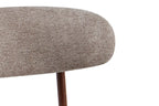 Chaise de salle à manger COYA Noyer et Sable – 53 x 52 cm | TIKAYLA