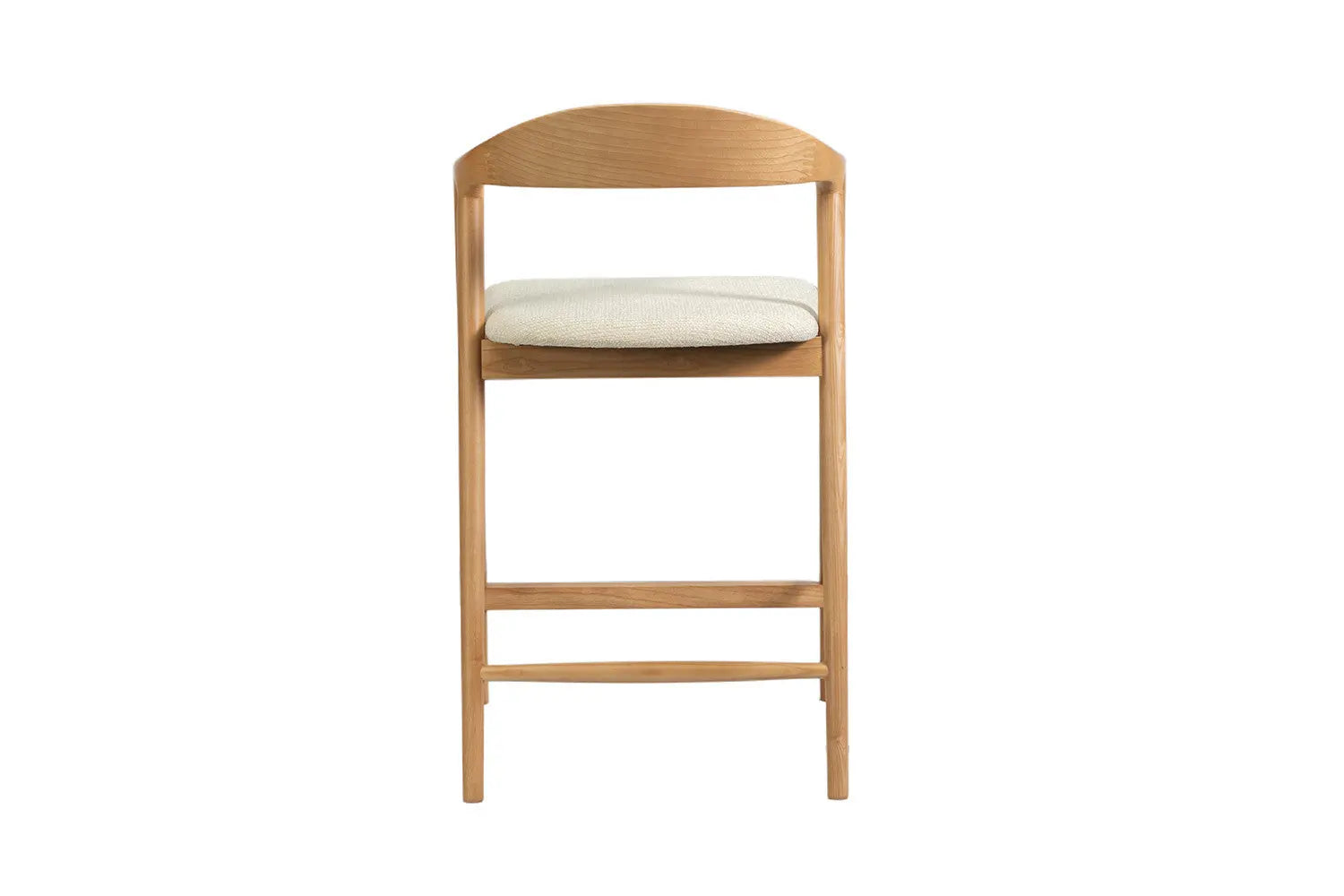 Chaise de bar CLARA Frêne naturel – 55,5 x 57,5 cm | TIKAYLA
