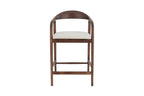 Chaise de bar CLARA Frêne noyer – 55,5 x 57,5 cm | TIKAYLA