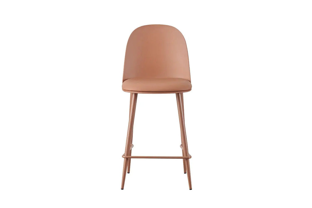 Chaise de bar JASMYN terracotta – 44 x 51 cm | TIKAYLA