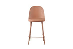 Chaise de bar JASMYN terracotta – 44 x 51 cm | TIKAYLA