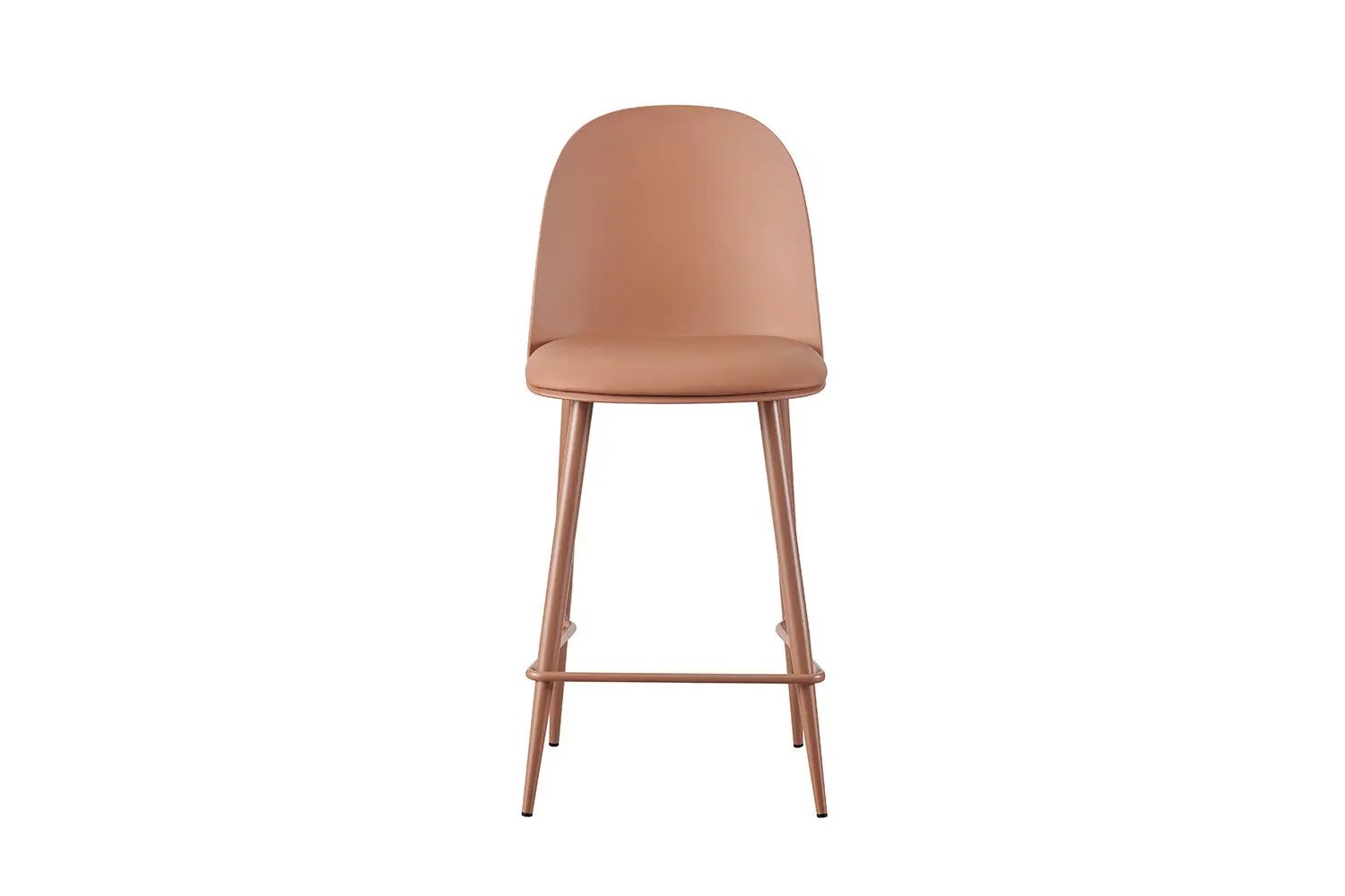 Chaise de bar JASMYN terracotta – 44 x 51 cm | TIKAYLA