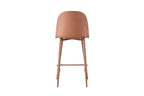Chaise de bar JASMYN terracotta – 44 x 51 cm | TIKAYLA