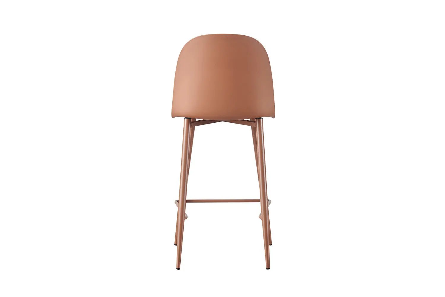 Chaise de bar JASMYN terracotta – 44 x 51 cm | TIKAYLA