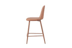 Chaise de bar JASMYN terracotta – 44 x 51 cm | TIKAYLA