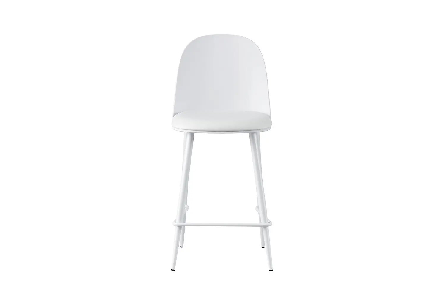 Chaise de bar JASMYN blanc – 44 x 51 cm | TIKAYLA
