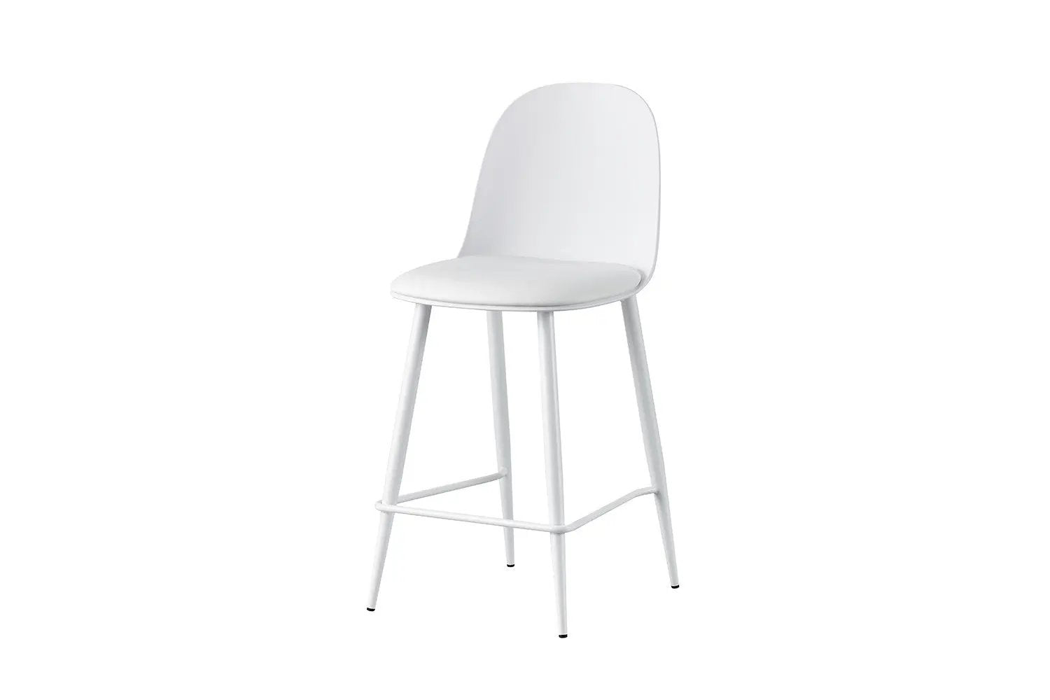 Chaise de bar JASMYN blanc – 44 x 51 cm | TIKAYLA