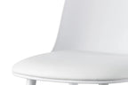 Chaise de bar JASMYN blanc – 44 x 51 cm | TIKAYLA