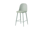 Chaise de bar JASMYN gris-vert – 44 x 51 cm | TIKAYLA
