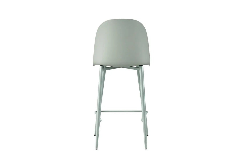 Chaise de bar JASMYN gris-vert – 44 x 51 cm | TIKAYLA