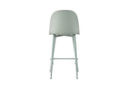 Chaise de bar JASMYN gris-vert – 44 x 51 cm | TIKAYLA
