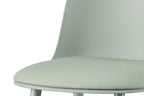 Chaise de bar JASMYN gris-vert – 44 x 51 cm | TIKAYLA