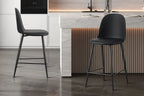 Chaise de bar JASMYN noir – 44 x 51 cm | TIKAYLA