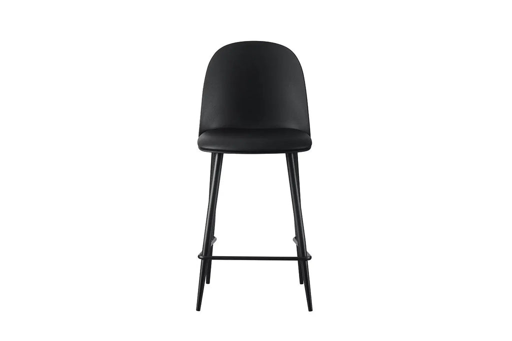 Chaise de bar JASMYN noir – 44 x 51 cm | TIKAYLA