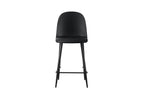 Chaise de bar JASMYN noir – 44 x 51 cm | TIKAYLA