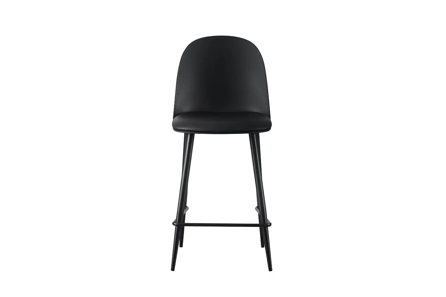 Chaise de bar JASMYN noir – 44 x 51 cm | TIKAYLA