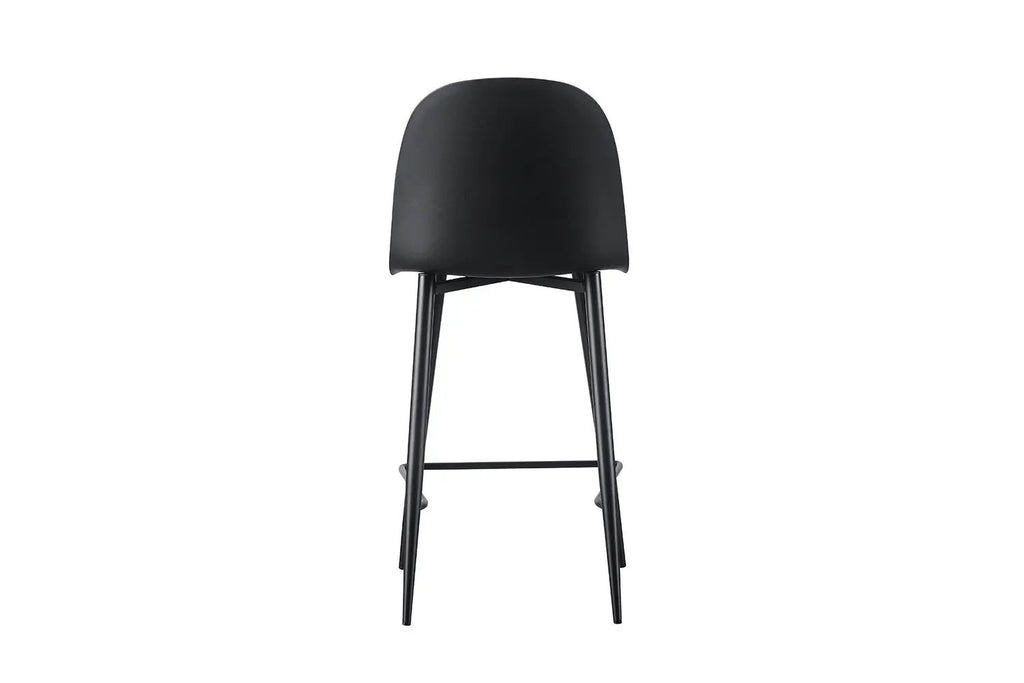 Chaise de bar JASMYN noir – 44 x 51 cm | TIKAYLA