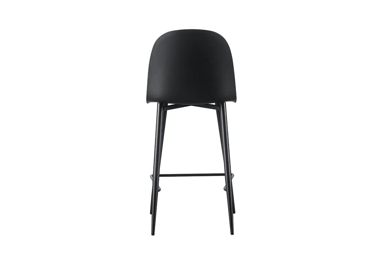 Chaise de bar JASMYN noir – 44 x 51 cm | TIKAYLA