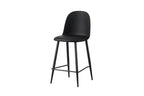 Chaise de bar JASMYN noir – 44 x 51 cm | TIKAYLA
