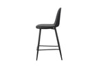 Chaise de bar JASMYN noir – 44 x 51 cm | TIKAYLA