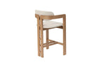 Chaise de bar KAMELIA en bois de frêne naturel – 56 x 52 cm | TIKAYLA