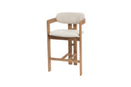 Chaise de bar KAMELIA en bois de frêne naturel – 56 x 52 cm | TIKAYLA