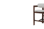 Chaise de bar KAMELIA en bois de frêne et noyer – 56 x 52 cm | TIKAYLA