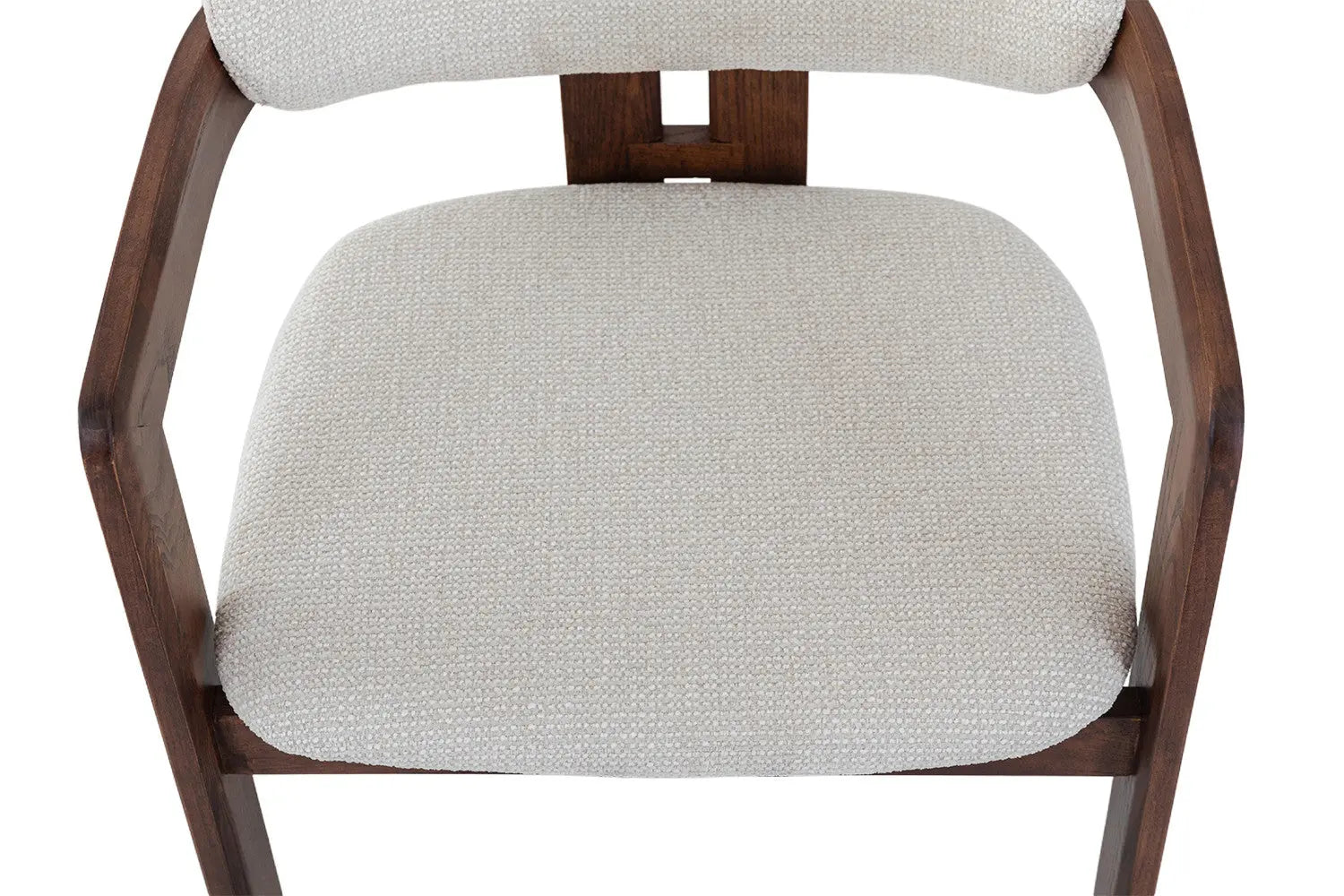 Chaise de bar KAMELIA en bois de frêne et noyer – 56 x 52 cm | TIKAYLA