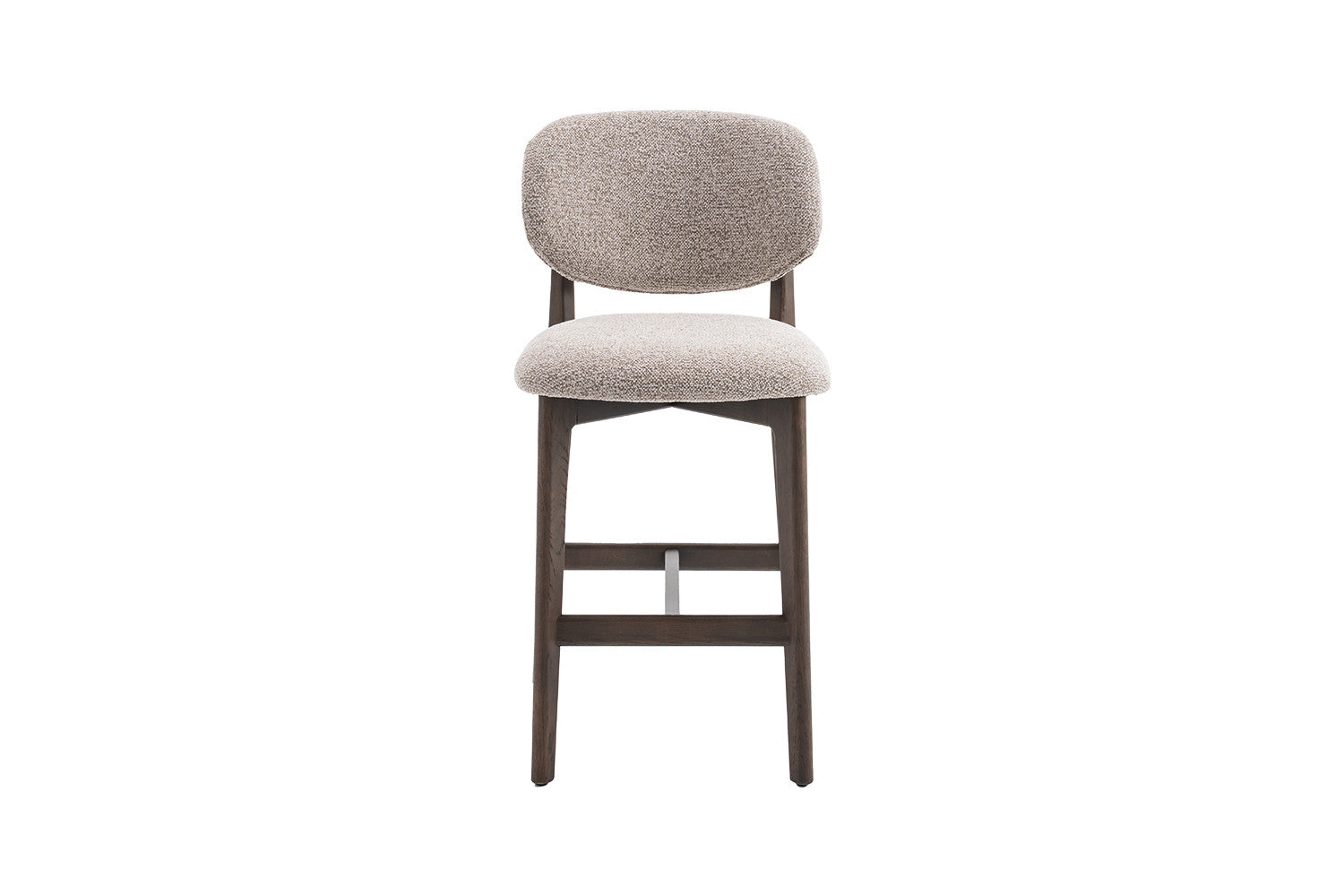 Chaise de bar KAYA Chêne fumé et Sable – chêne massif | TIKAYLA